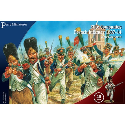 Perry Miniatures | Napoleonic Wars French Infantry Elite Companies 1807-1814 | 28mm Plastic Unit | North Star Games | Miniature Kingdoms