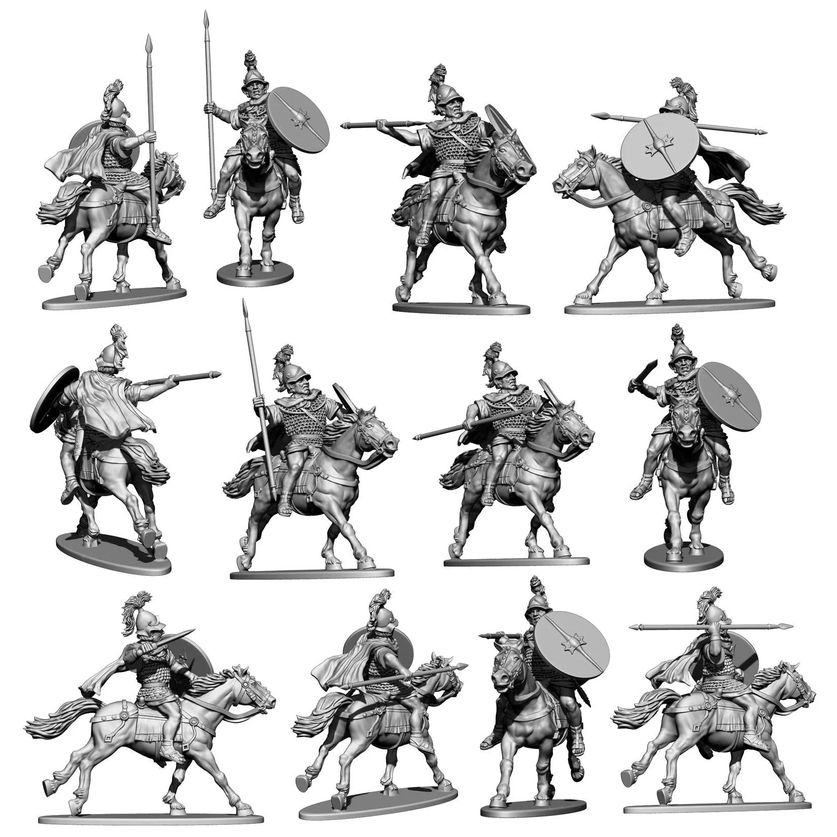 Victrix | Ancients Republican Roman Cavalry | 28mm Plastic Unit | North Star Games | Miniature Kingdoms