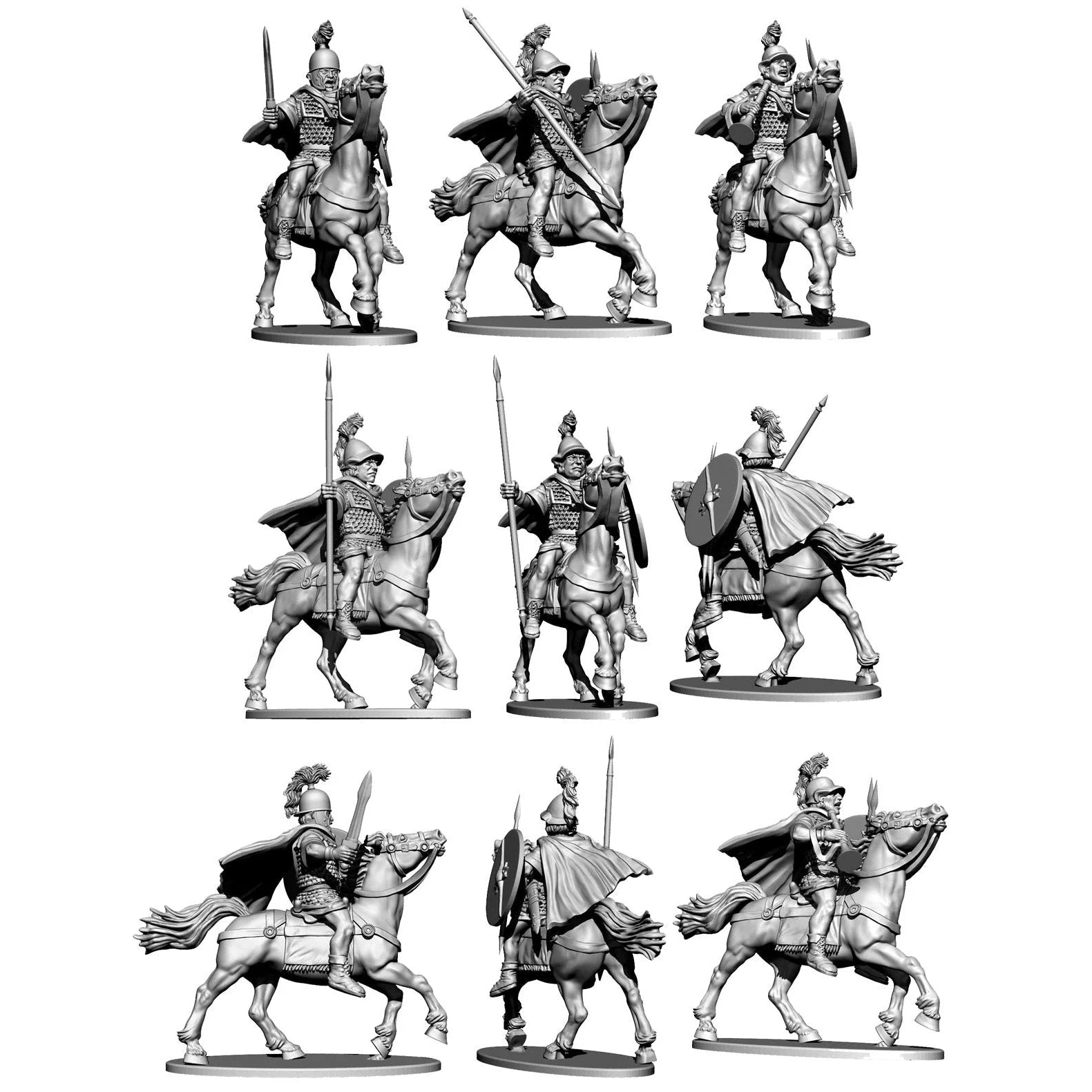 Victrix | Ancients Republican Roman Cavalry | 28mm Plastic Unit | North Star Games | Miniature Kingdoms