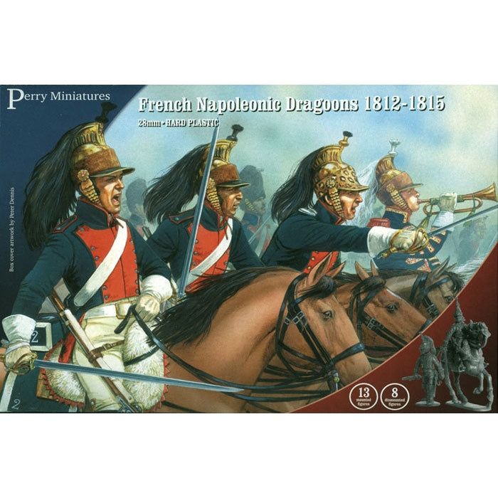 Perry Miniatures | Napoleonic Wars French Dragoons 1812-1815 | 28mm Plastic Unit | North Star Games | Miniature Kingdoms