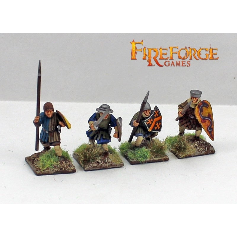 Fireforge | Western Armies Foot Sergeants | 28mm Plastic Unit | North Star Games | Miniature Kingdoms