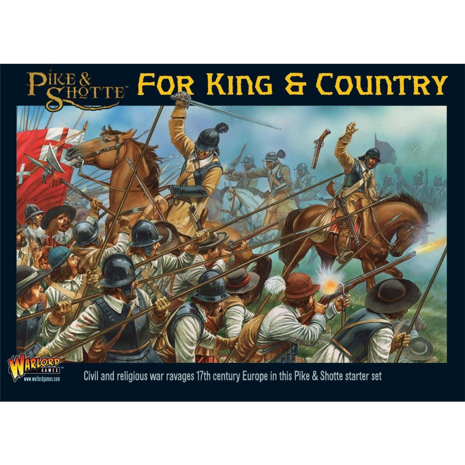 Pike and Shotte | English For King and Country | 28mm Plastic Starter | Warlord | Miniature Kingdoms