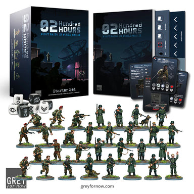 02 Hundred Hours | Night Raids in WW2 | Plastic Starter | Wargames Atlantic | Miniature Kingdoms