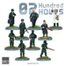 02 Hundred Hours | WW2 Guards of Facility 9 | Plastic Unit | Wargames Atlantic | Miniature Kingdoms