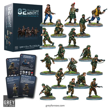 02 Hundred Hours | WW2 Operation Torchlight | Plastic Unit | Wargames Atlantic | Miniature Kingdoms