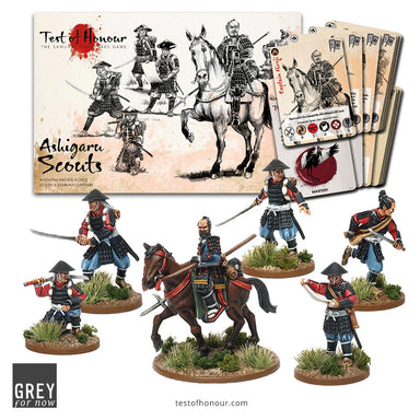 Test of Honour | Ashigaru Scouts | 28mm Metal Unit | North Star Games | Miniature Kingdoms