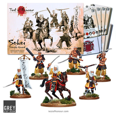 Test of Honour | Sohei Temple Guard | 28mm Metal Unit | North Star Games | Miniature Kingdoms