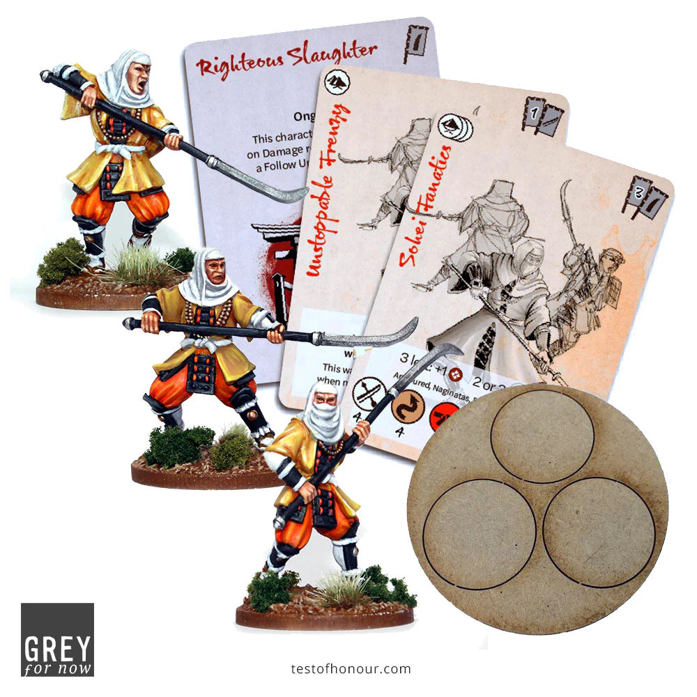 Test of Honour | Sohei Fanatics | 28mm Metal Small Box | North Star Games | Miniature Kingdoms