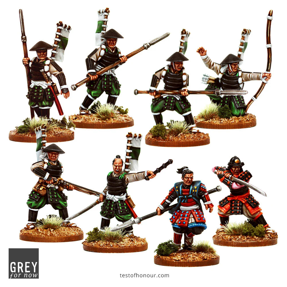 Test of Honour | Samurai Warband | 28mm Metal Unit | North Star Games | Miniature Kingdoms