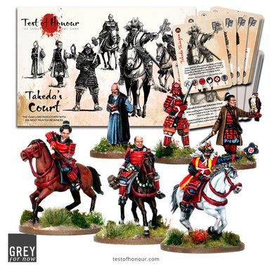 Test of Honour | Takeda's Court | 28mm Metal Unit | North Star Games | Miniature Kingdoms