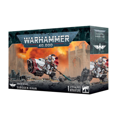 Warhammer 40,000 | White Scars | Suboden Khan | Plastic Character Box