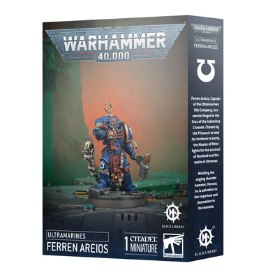 Warhammer 40,000 | Ultramarines | Ferren Areios | Plastic Character Box