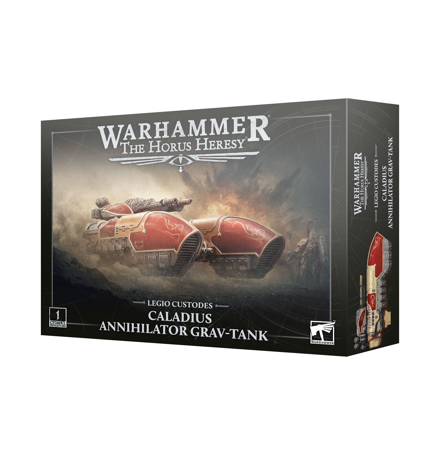 Warhammer | The Horus Heresy | Legio Custodes | Caladius Annihilator Grav-Tank | Plastic Vehicle Box