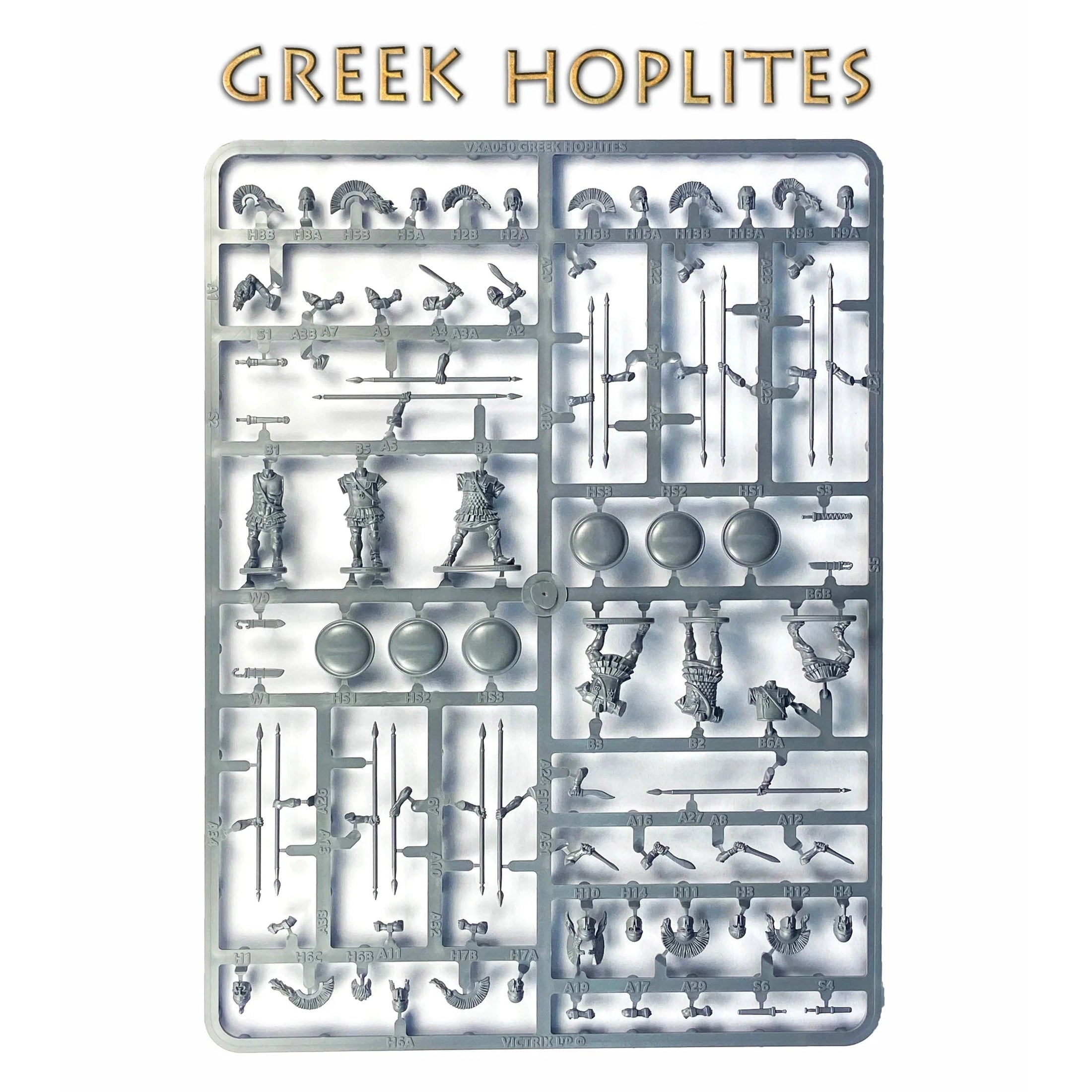 Victrix | Ancients Greek Hoplites | 28mm Plastic Unit | North Star Games | Miniature Kingdoms