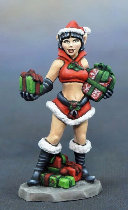 Reaper | Holly Christmas Elf | 28mm Plastic Blister Pack 01554