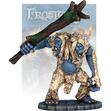 Frostgrave Monsters | Two Headed Snow Troll | 28mm Metal Blister Pack