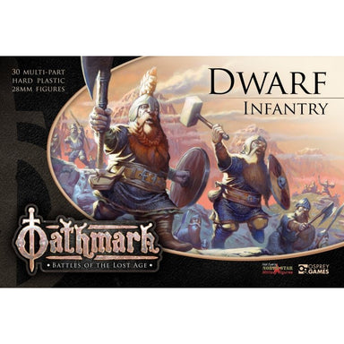 Oathmark | Dwarf Infantry | 28mm Plastic Unit | North Star Games | Miniature Kingdoms