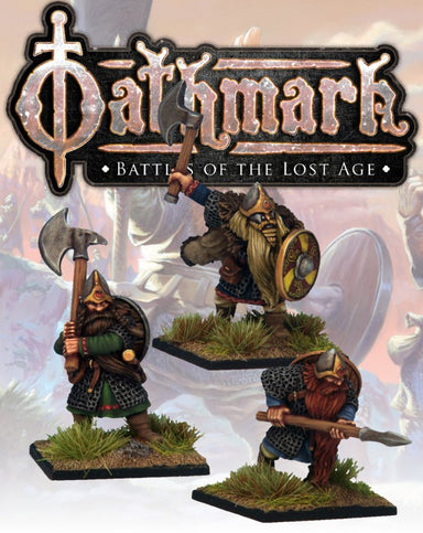 Oathmark | Dwarf Champions | 28mm Metal Blister Pack