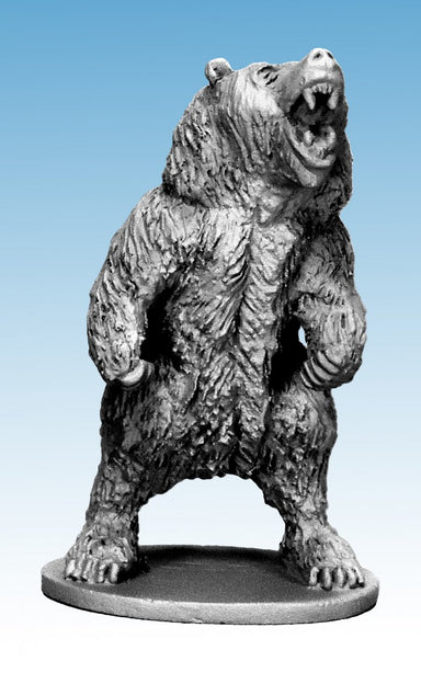 North Star Miniatures | Grizzly Bear Rearing | 28mm Metal Blister Pack