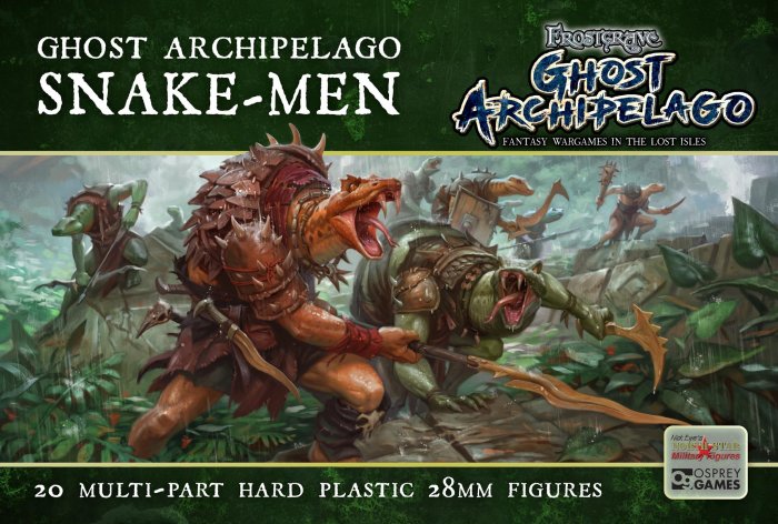 Frostgrave | Ghost Archipelago | Snake Men | 28mm Plastic Unit