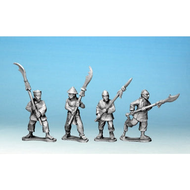 Crusader Miniatures | Boxers with Pole Arms 2 Two | 28mm Metal Blister Pack