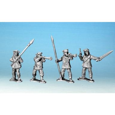 Crusader Miniatures | Boxer Tiger Men Command | 28mm Metal Blister Pack