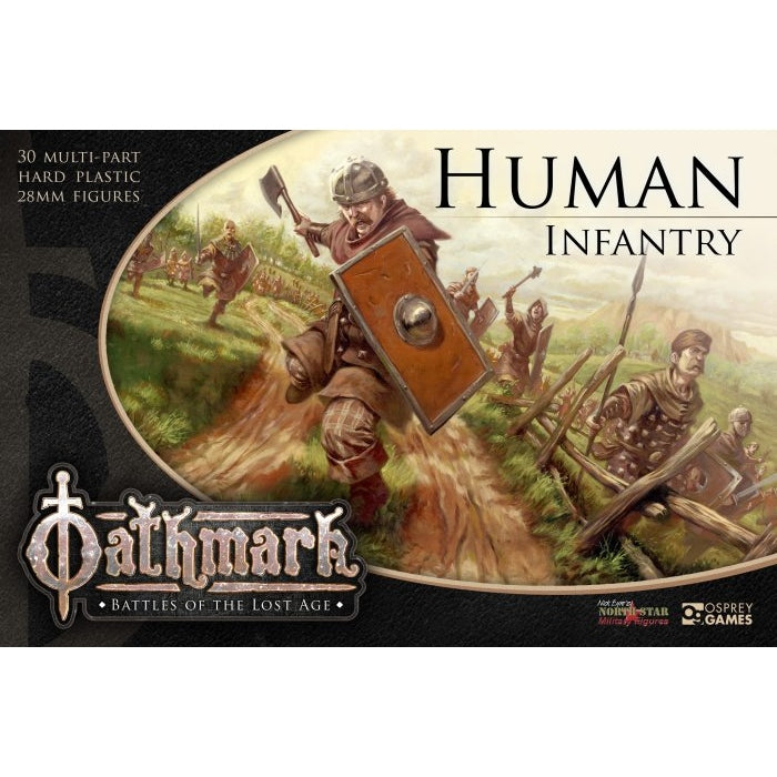 Oathmark | Human Infantry | 28mm Plastic Unit | North Star Games | Miniature Kingdoms