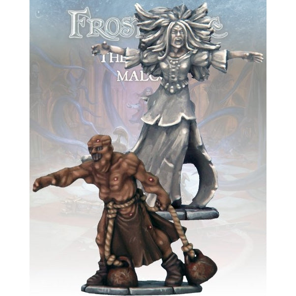 Frostgrave Monsters | Banshee and Bog Man | 28mm Metal Blister Pack