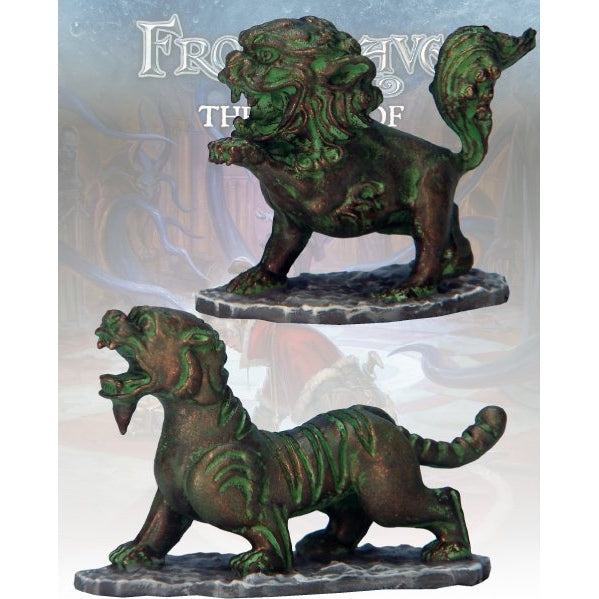 Frostgrave Monsters | Shrieking Wolves | 28mm Metal Blister Pack