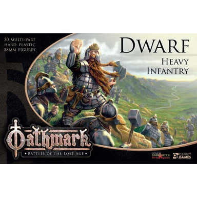 Oathmark | Dwarf Heavy Infantry | 28mm Plastic Unit | North Star Games | Miniature Kingdoms