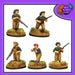 Women of WW2 | Women's Land Army Shotguns | 28mm Metal Blister Pack