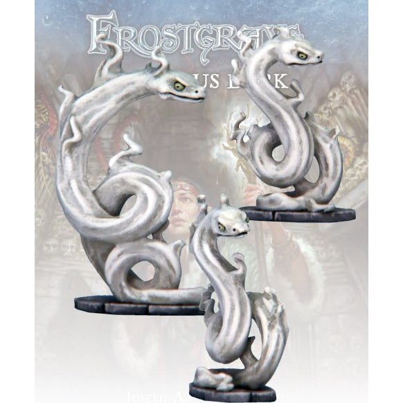 Frostgrave Monsters | Vapour Snakes | 28mm Metal Blister Pack