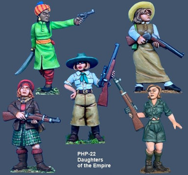 Pulp Figures | Daughters of the Empire | 28mm Metal Blister Pack