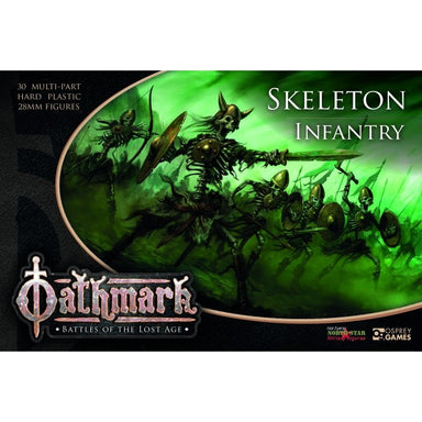 Oathmark | Undead Skeleton Infantry | 28mm Plastic Unit | North Star Games | Miniature Kingdoms