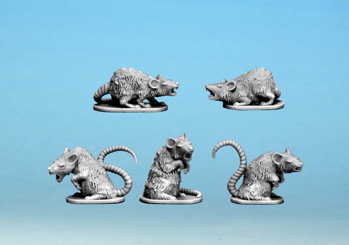 Giant Rats | 28mm Metal Blister Pack