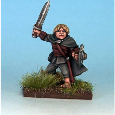 Oathmark | Halfling Champion Sword | 28mm Metal Blister Pack | North Star Games | Miniature Kingdoms