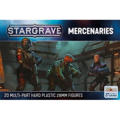 Stargrave | Mercenaries | 28mm Plastic Unit | North Star Games | Miniature Kingdoms