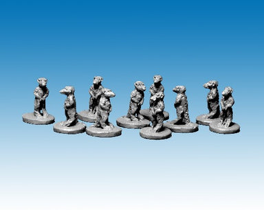 North Star Miniatures | Africa | Meerkats | 28mm Metal Blister Pack