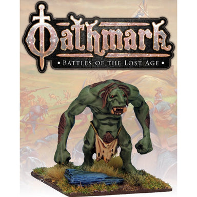 Oathmark | Monster Troll One | 28mm Metal Blister Pack | North Star Games | Miniature Kingdoms