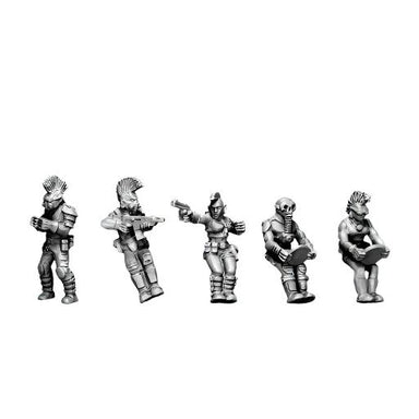 Gaslands | Miniatures Punks Drivers And Passengers | 20mm Metal Blister Pack | North Star Games | Miniature Kingdoms