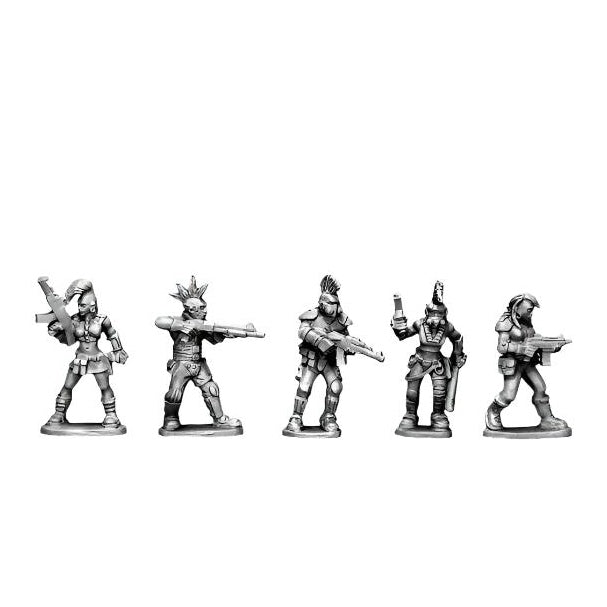 Gaslands | Miniatures Punks | 20mm Metal Blister Pack | North Star Games | Miniature Kingdoms