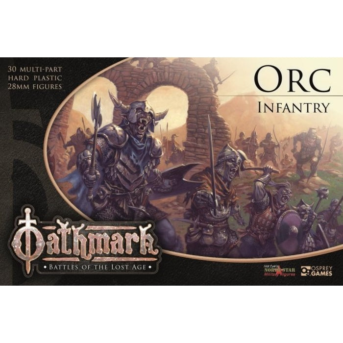 Oathmark | Orc Infantry | 28mm Plastic Unit | North Star Games | Miniature Kingdoms