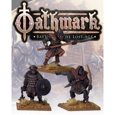 Oathmark | Orc Champions | 28mm Metal Blister Pack | North Star Games | Miniature Kingdoms