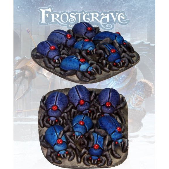 Frostgrave Monsters | Gnaw Beetle Swarms | 28mm Metal Blister Pack