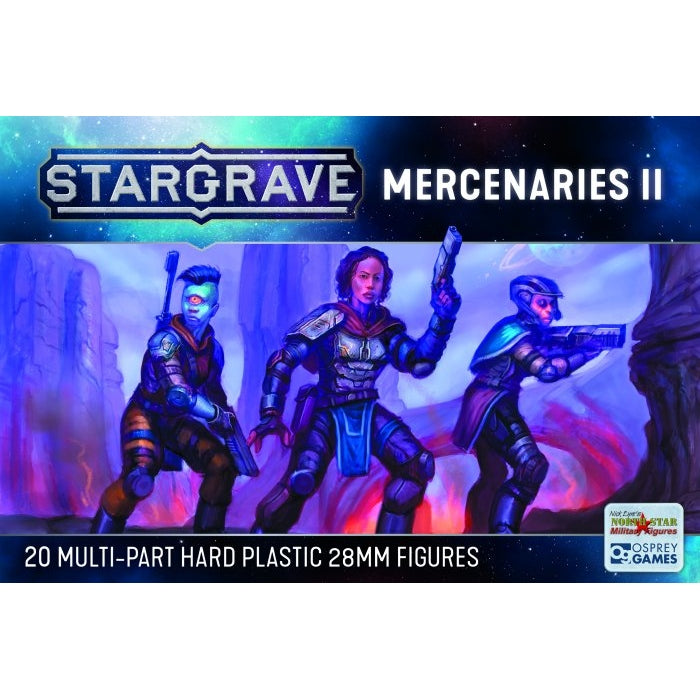 Stargrave | Mercenaries II | 28mm Plastic Unit | North Star Games | Miniature Kingdoms