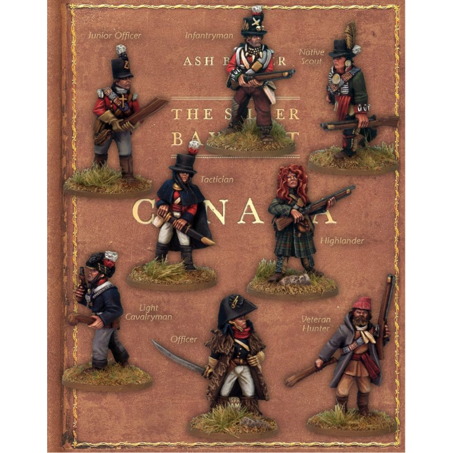 Silver Bayonet | Upper Canada Unit | 28mm Metal Unit | North Star Games | Miniature Kingdoms