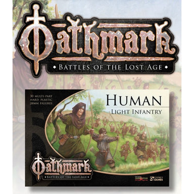 Oathmark | Human Light Infantry | 28mm Plastic Unit | North Star Games | Miniature Kingdoms