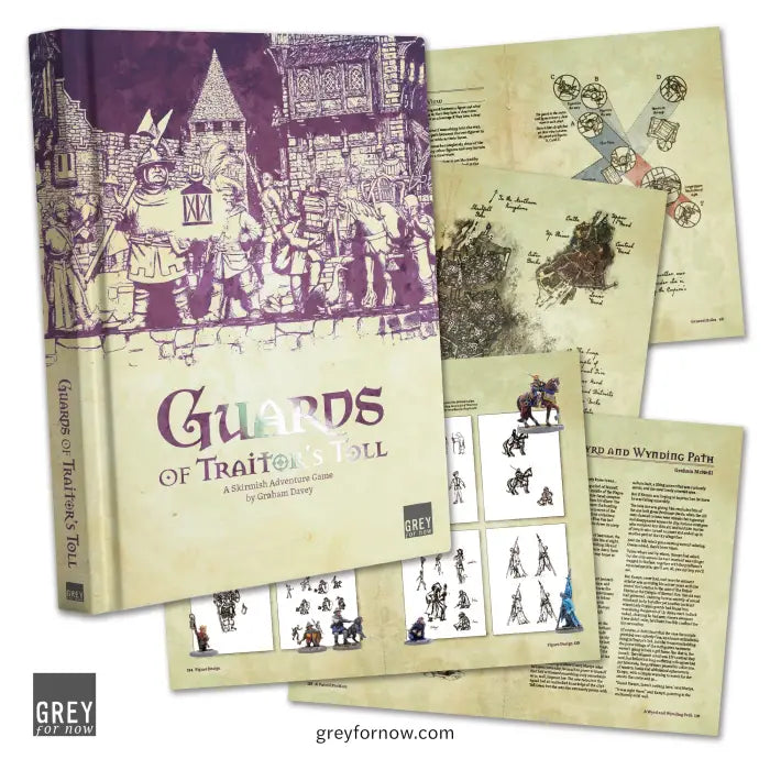 Guards of Traitor's Toll | A Skirmish Adventure Game | Hardback Rule Book
