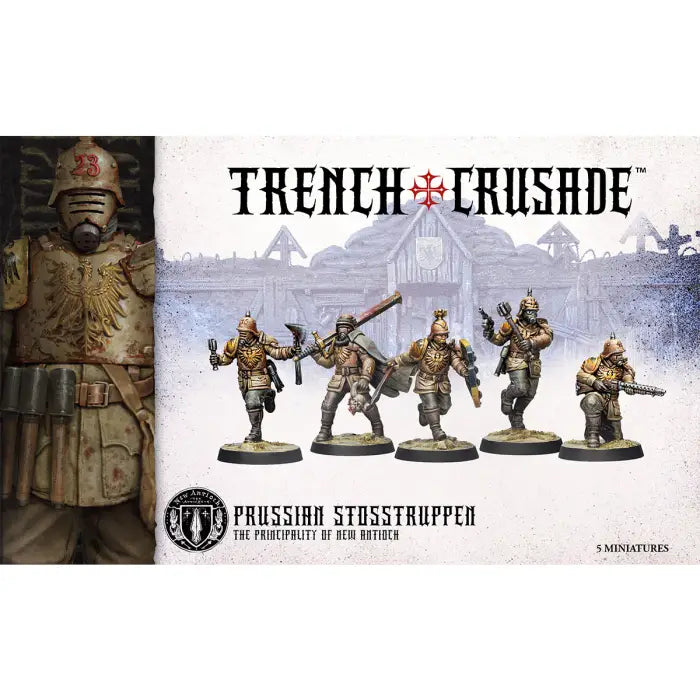 Archon Miniatures | Trench Crusade | Prussian Strosstruppen - Principality of New Antioch | 28mm Plastic Unit
