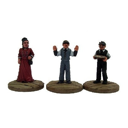 Dead Man's Hand | Bank Figure Set | 28mm Metal Blister Pack | North Star Games | Miniature Kingdoms